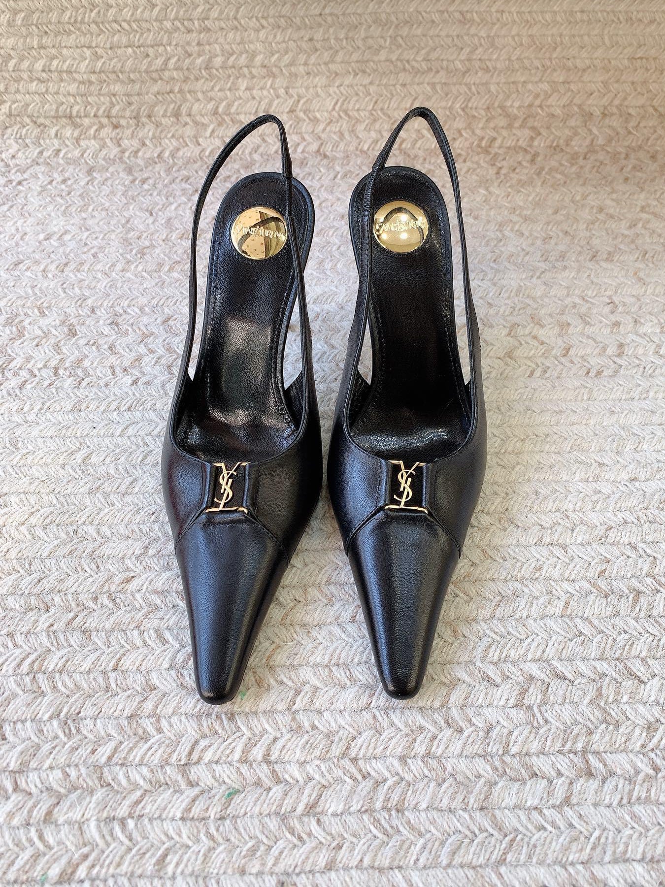 YSL SLINGBACKS