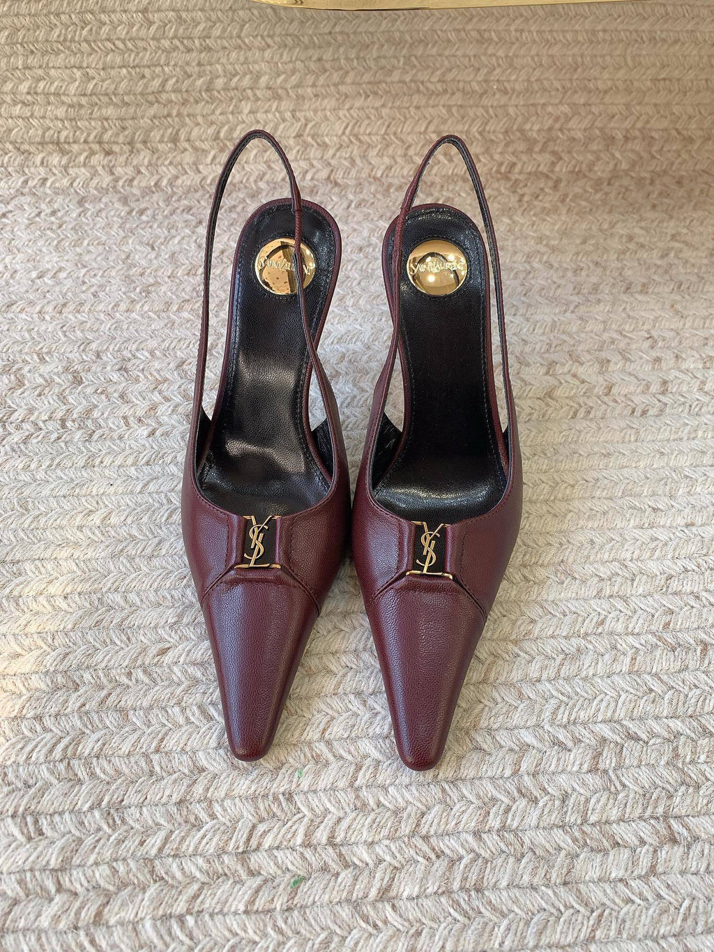 YSL SLINGBACKS