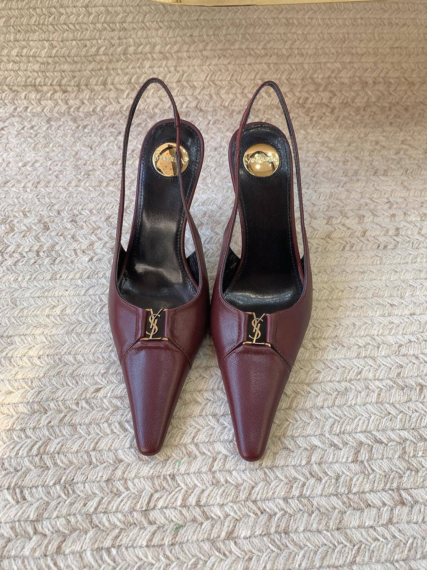 YSL SLINGBACKS