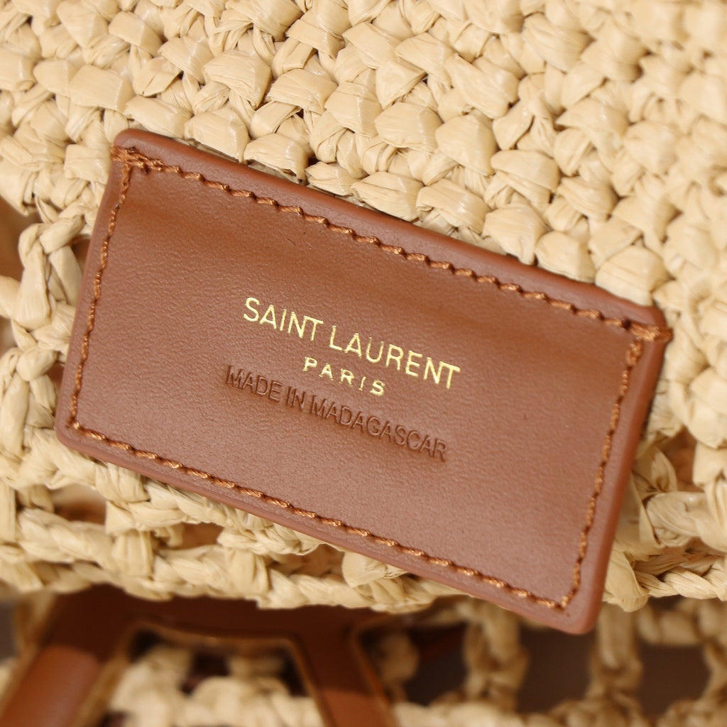 YSL ICARE LARGE RAFIA