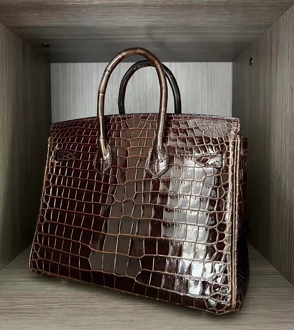H BIRKIN CROC 35