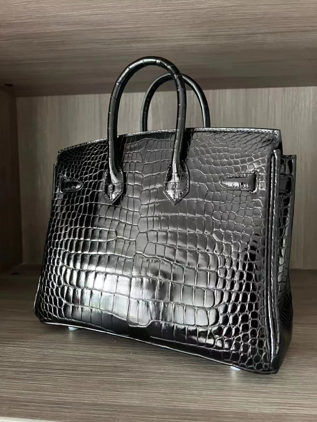 H BIRKIN CROC 35