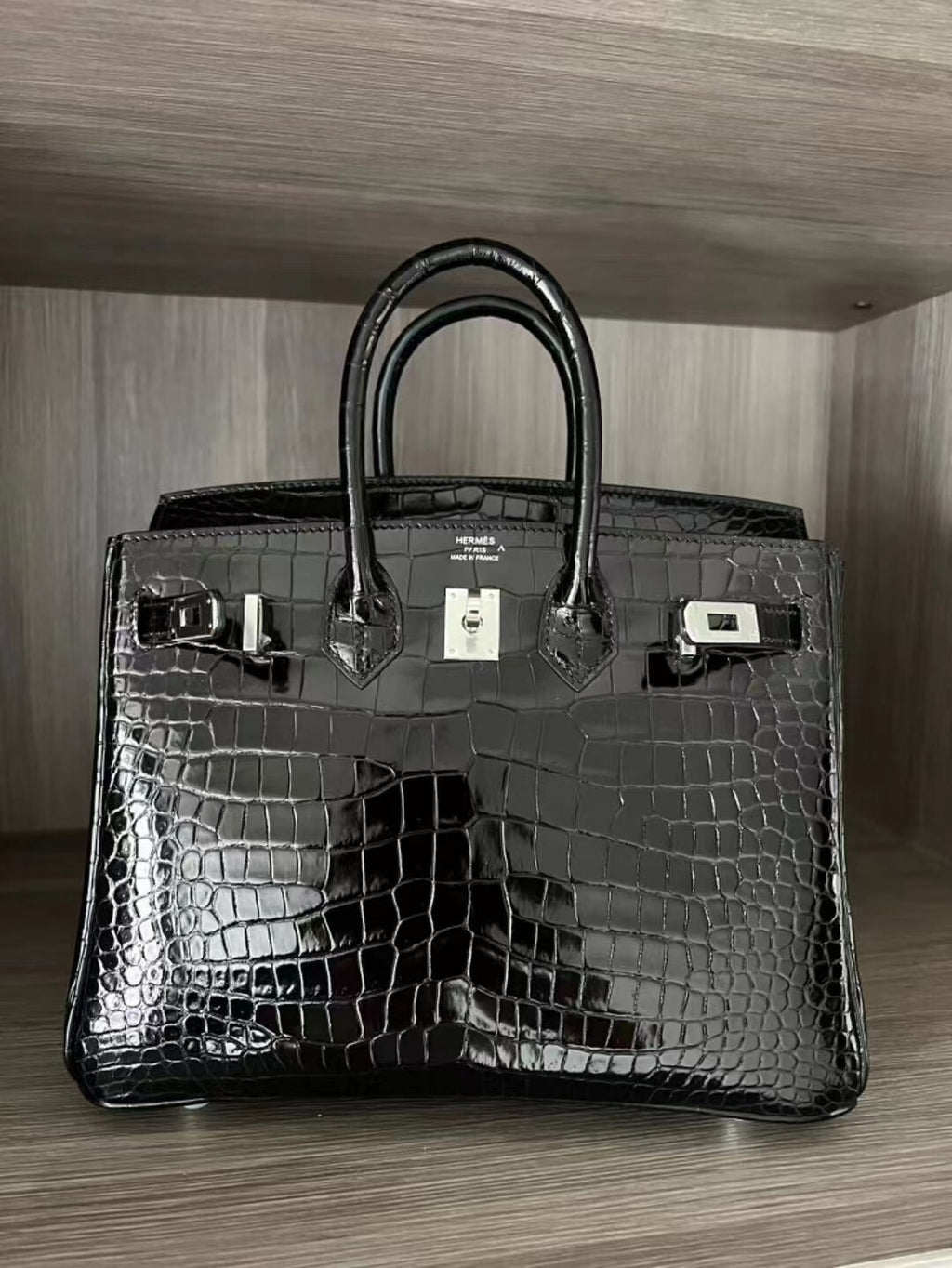 H BIRKIN CROC 35