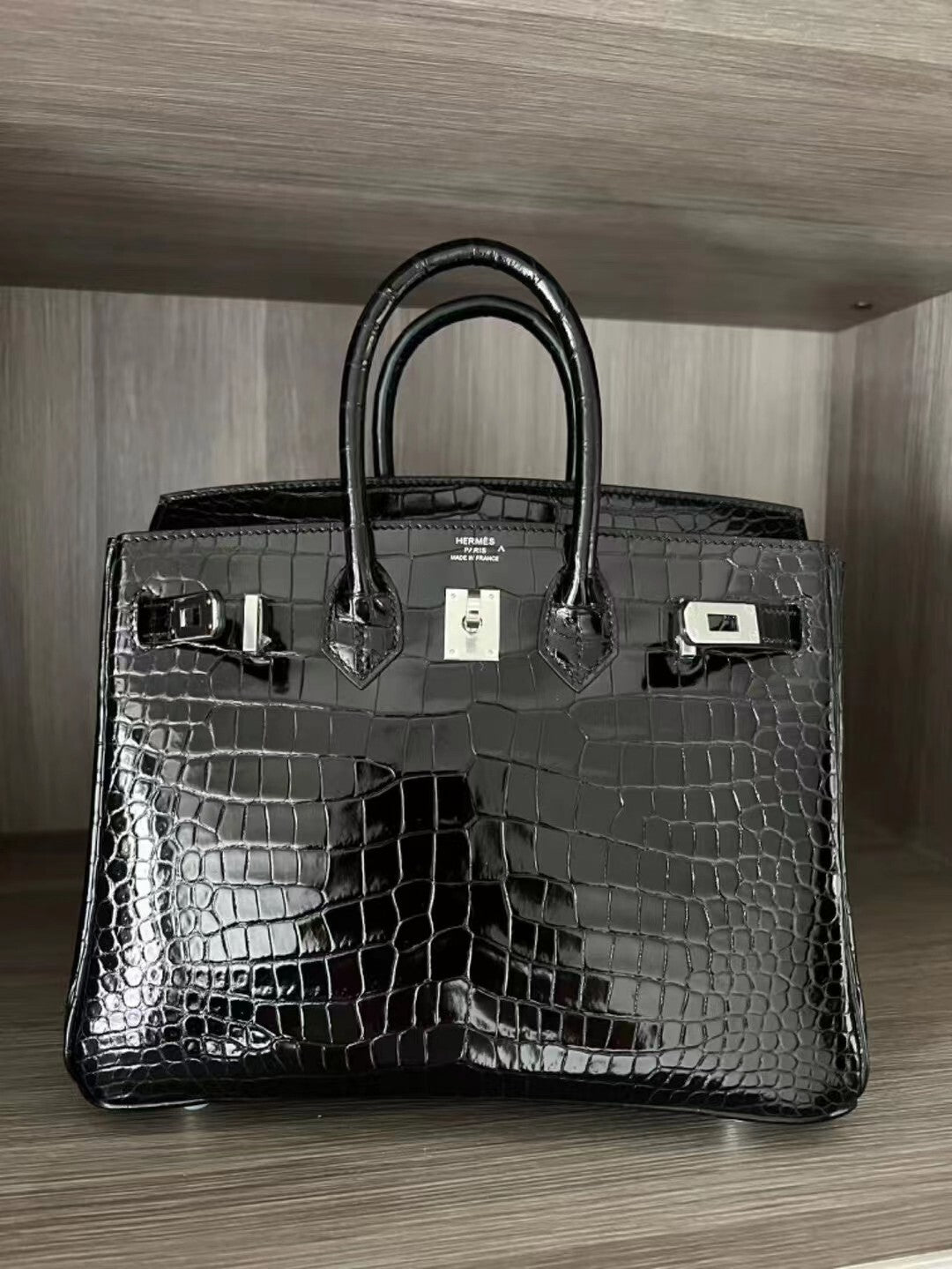 H BIRKIN CROC 35