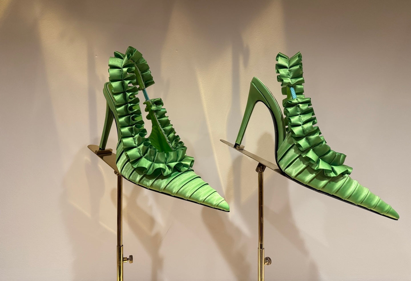 YSL SATIN SLINGBACK