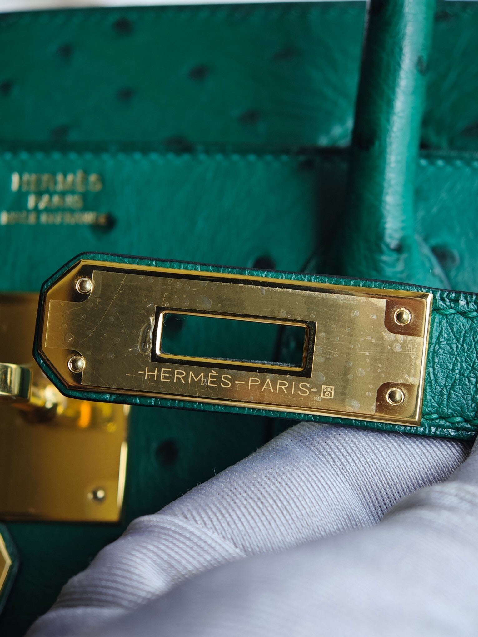 H BIRKIN 30 OSTRICH