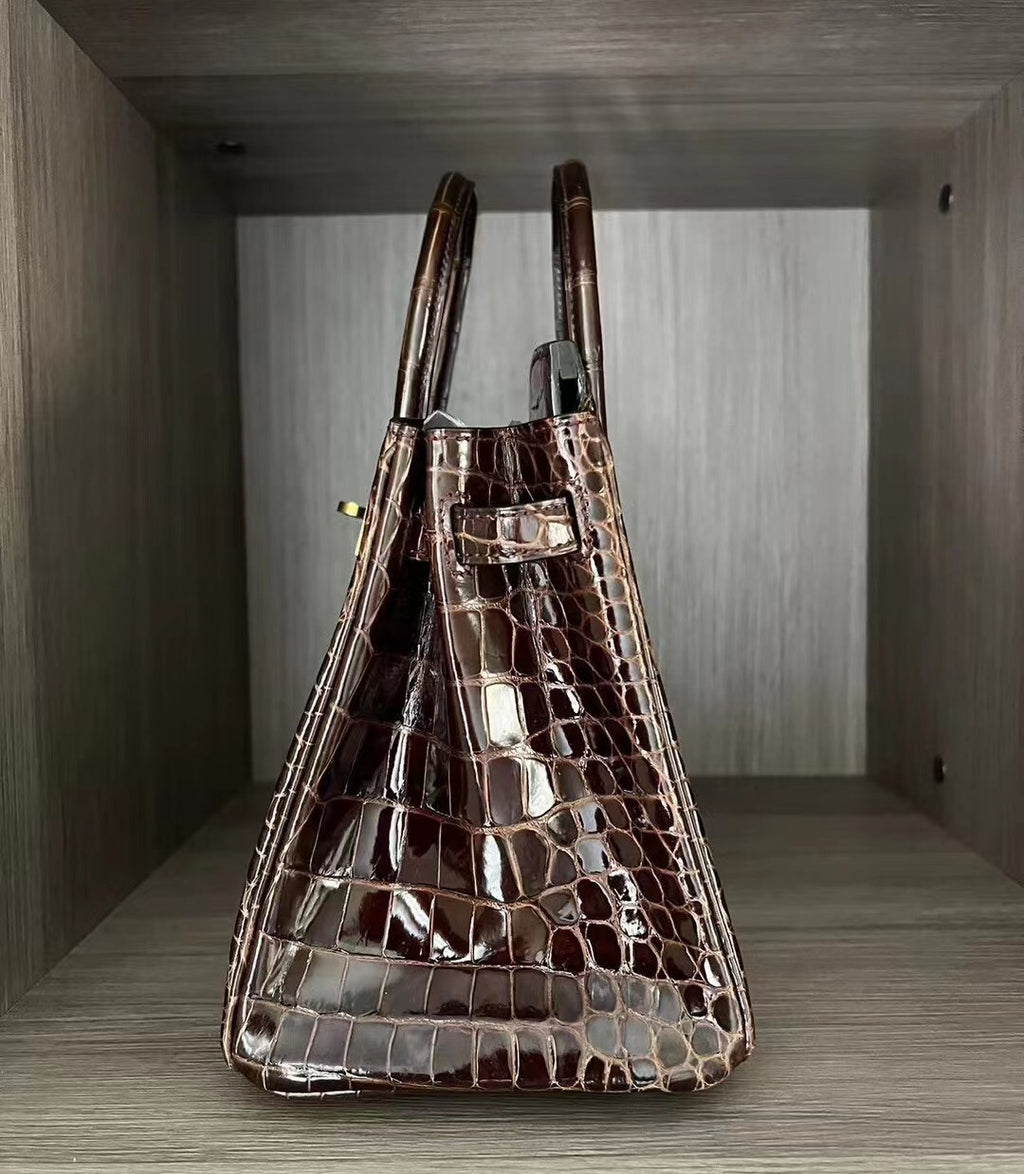 H BIRKIN CROC 35
