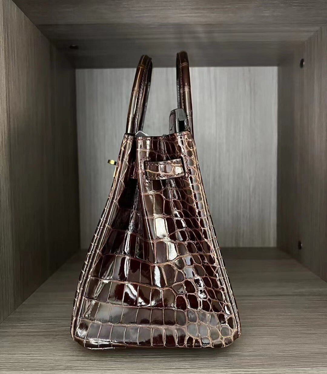 H BIRKIN CROC 35