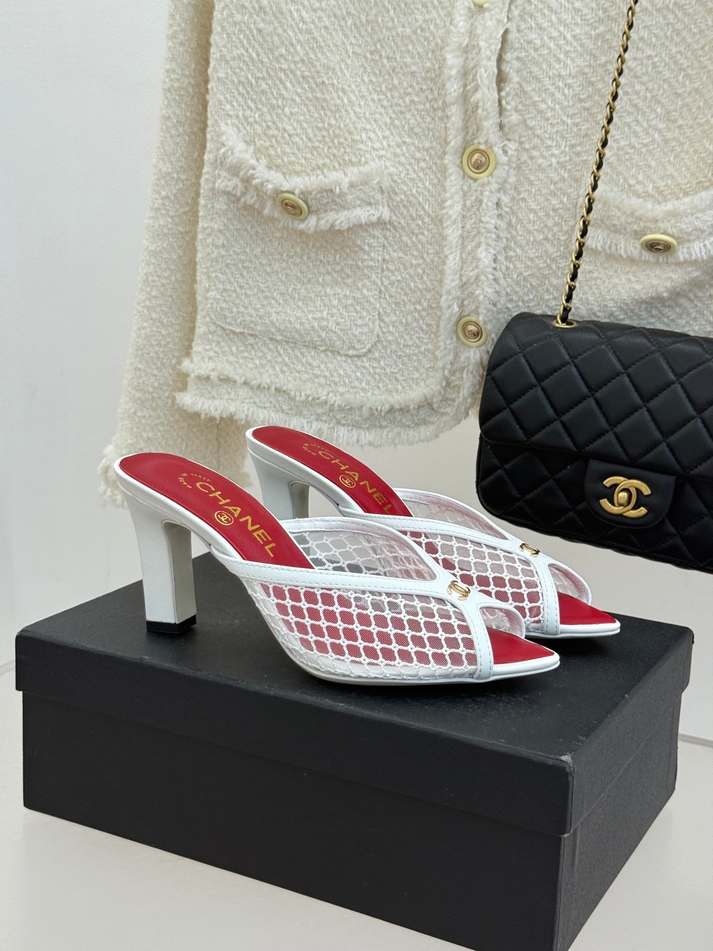 CC MESH HEEL MULES
