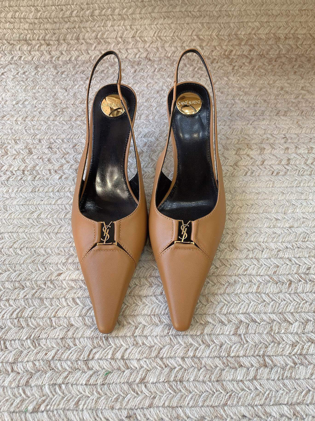 YSL SLINGBACKS