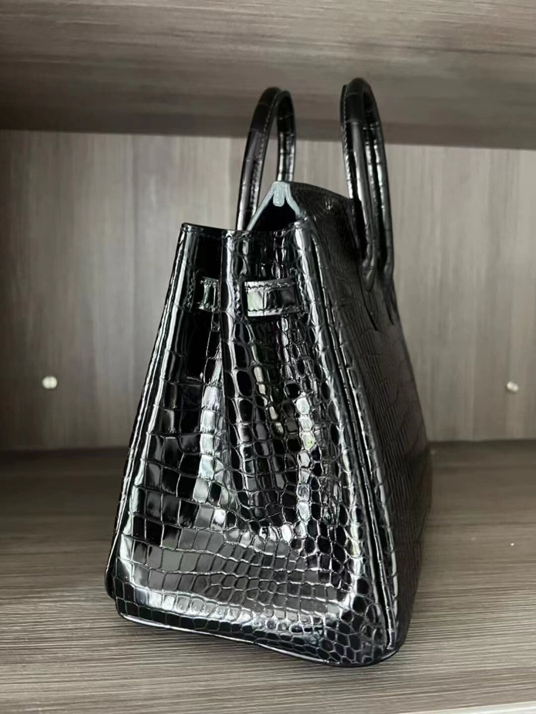 H BIRKIN CROC 35