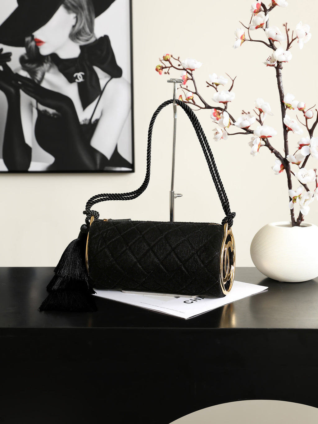 CC CRUISE 26 VELVET EVENING BAG