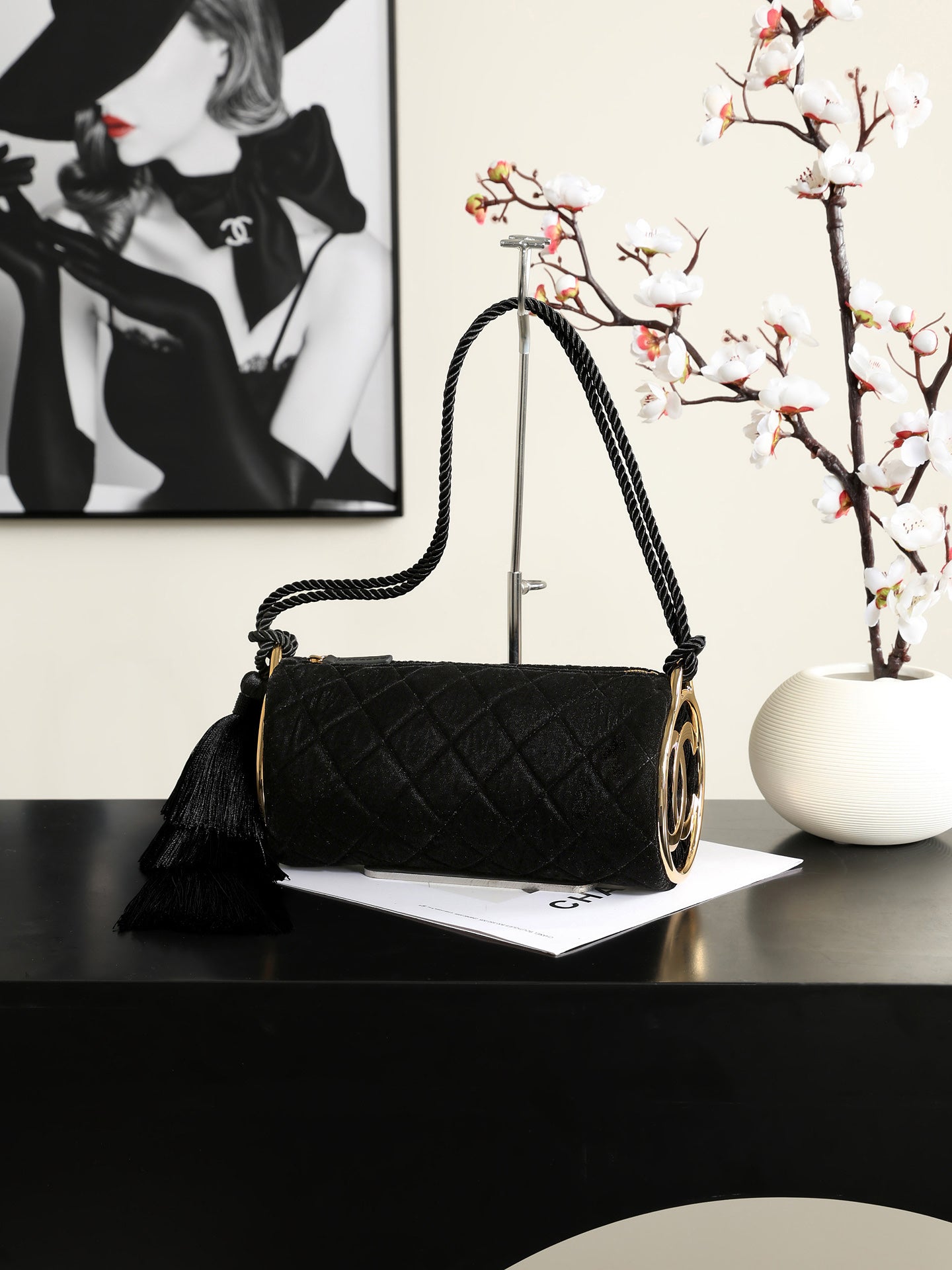 CC CRUISE 26 VELVET EVENING BAG