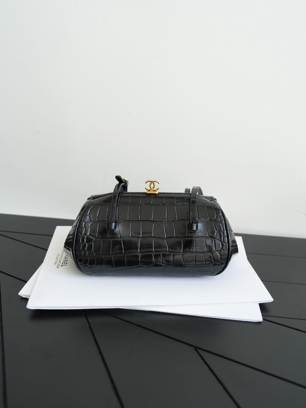 CC MINI SHOPPER EMBOSSED CROC