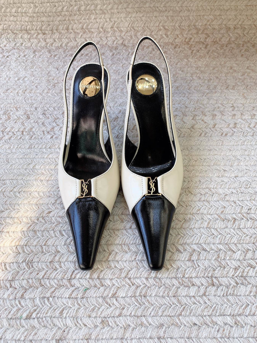 YSL SLINGBACKS