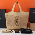YSL ICARE LARGE RAFIA