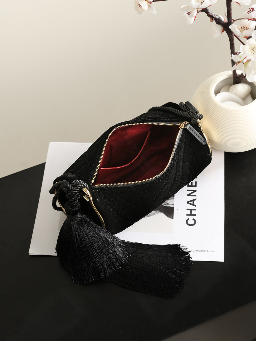 CC CRUISE 26 VELVET EVENING BAG
