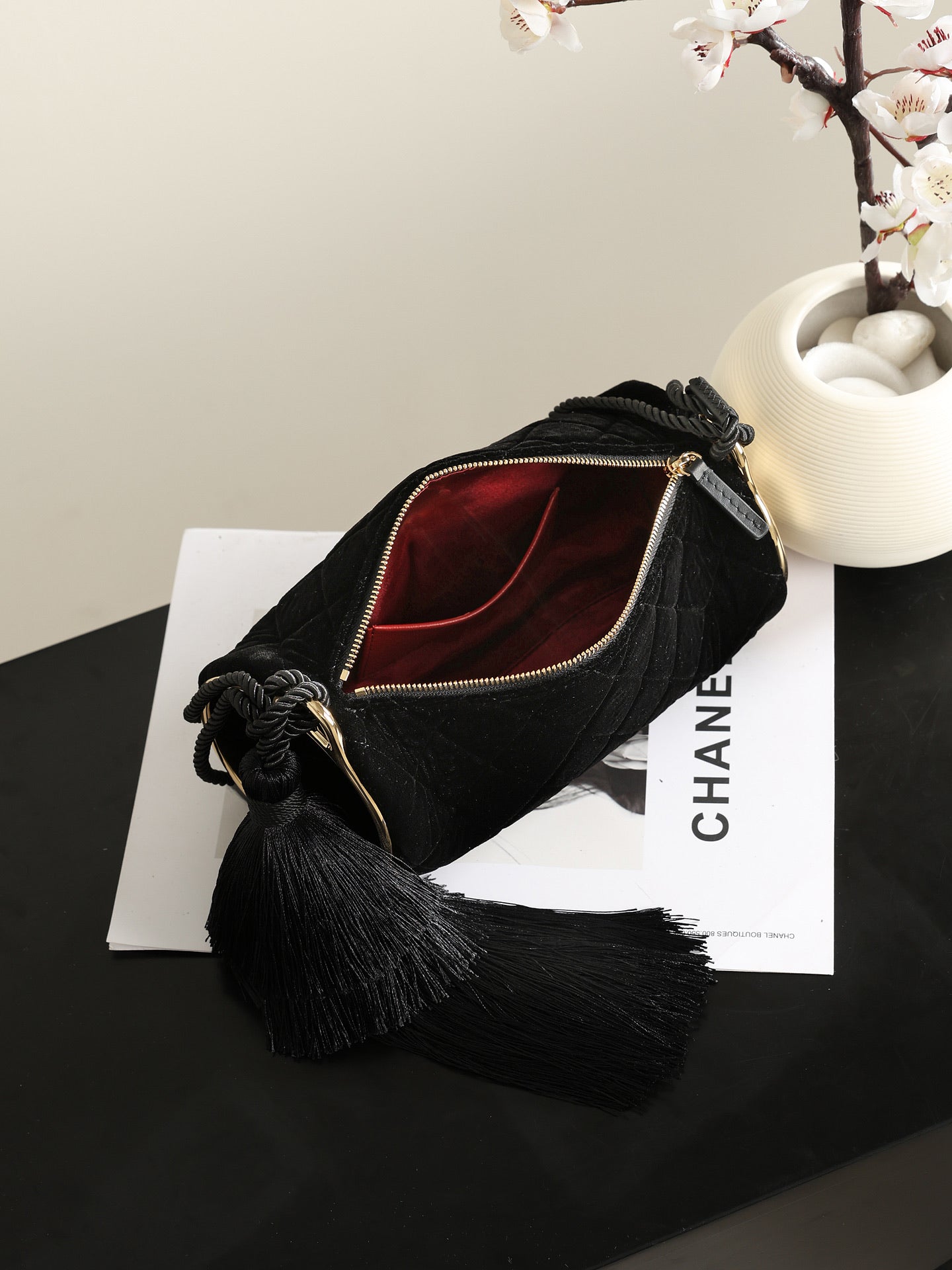CC CRUISE 26 VELVET EVENING BAG