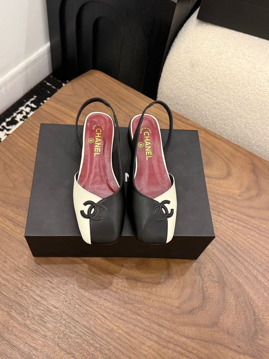 CC SLINGBACK FLATS BICOLOR