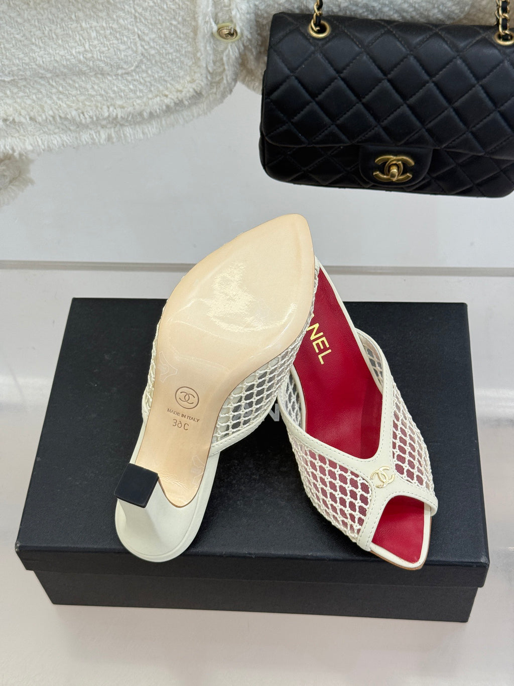 CC MESH HEEL MULES