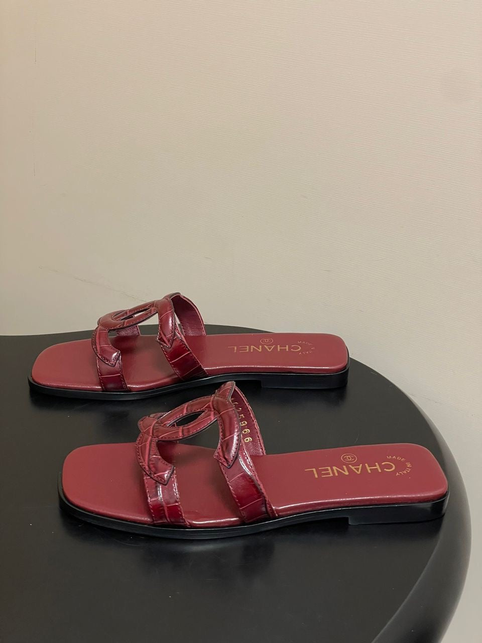 CC CROC EMBOSSED MULES