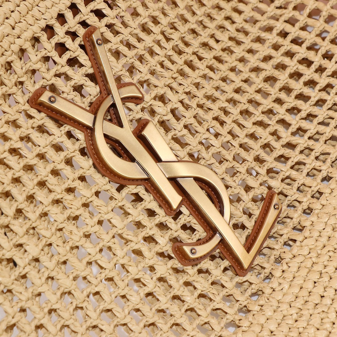 YSL ICARE LARGE RAFIA