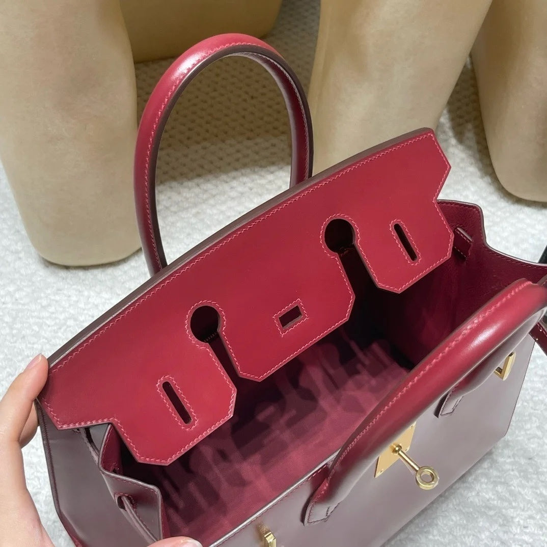 H BIRKIN 30 box leather